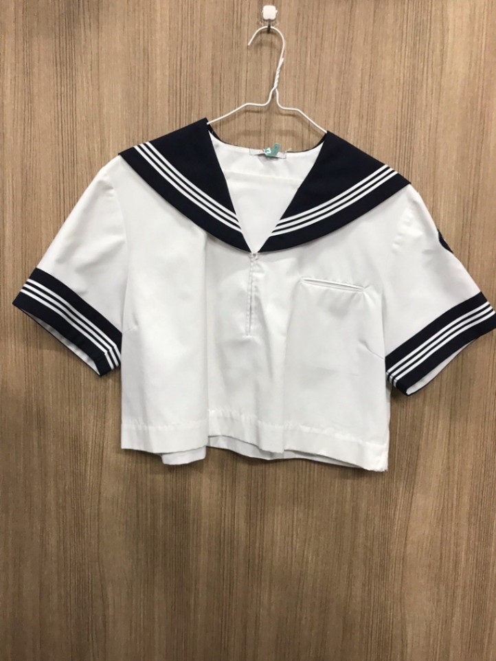 神奈川県　中沢中学校　セーラー夏服　【0209179】