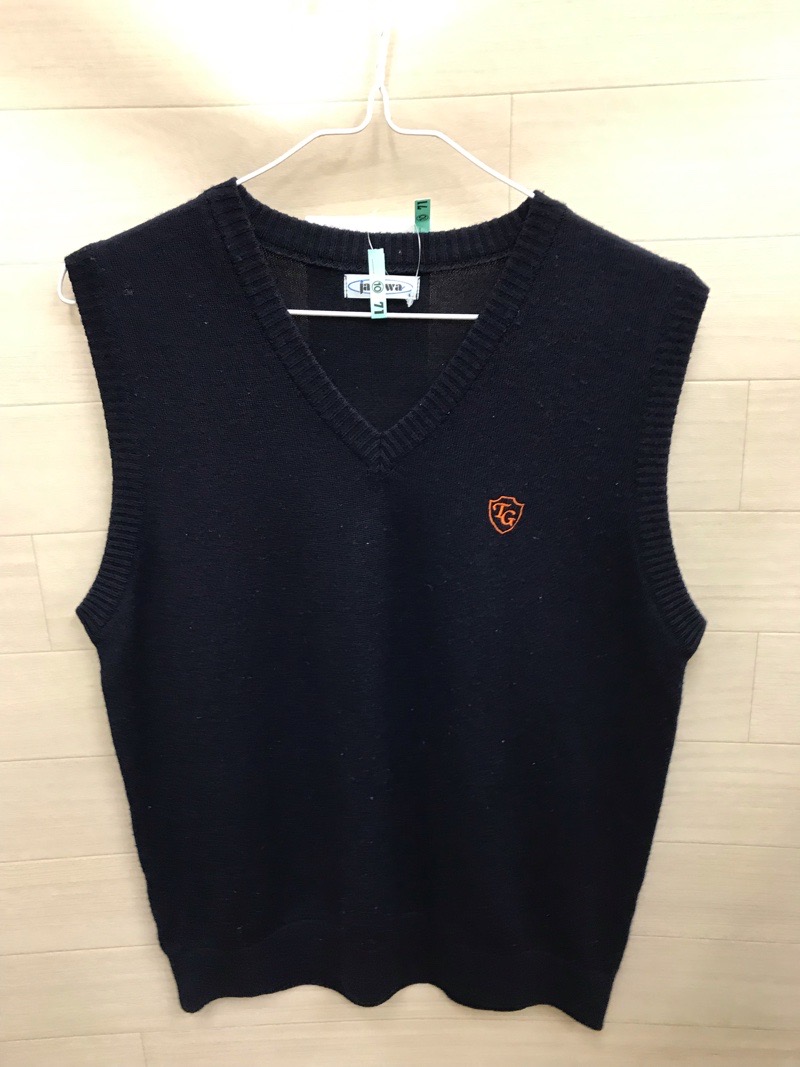 神奈川県　立花学園高校　ニットベスト　【0210071】