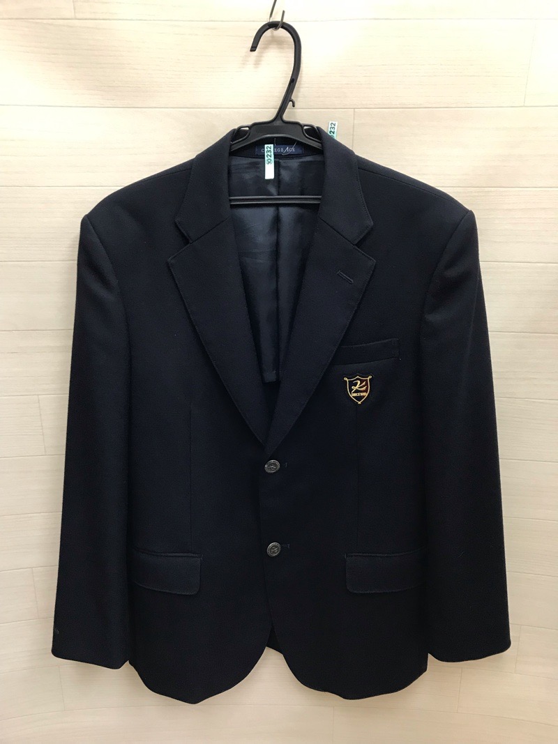 神奈川県　向上高校　男子ブレザー　旧ボタン　【0210232】