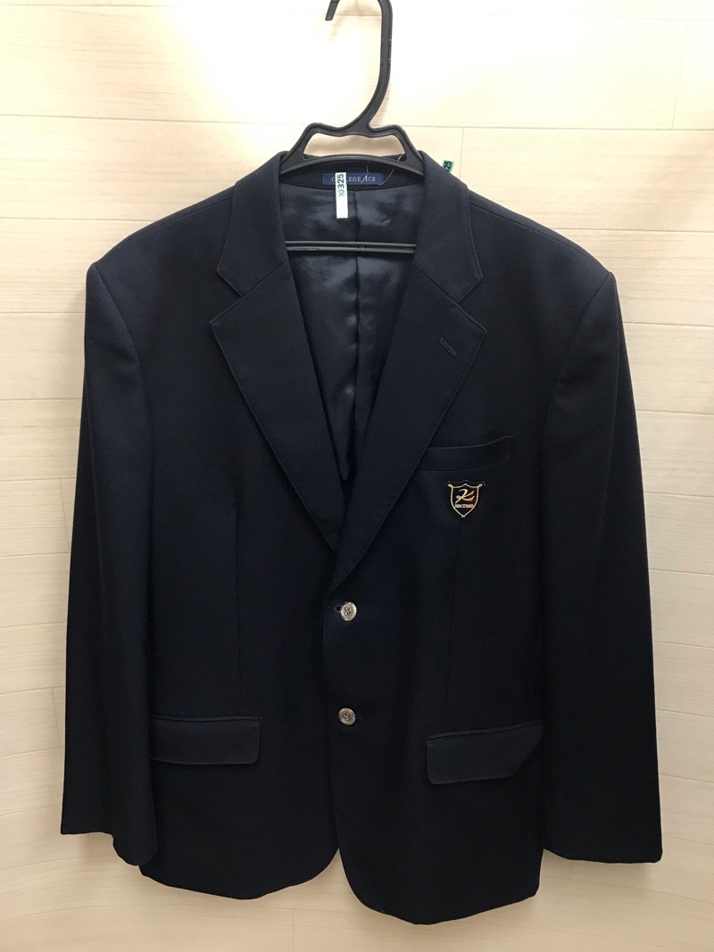 神奈川県　向上高校　男子ブレザー　旧ボタン【0210325】