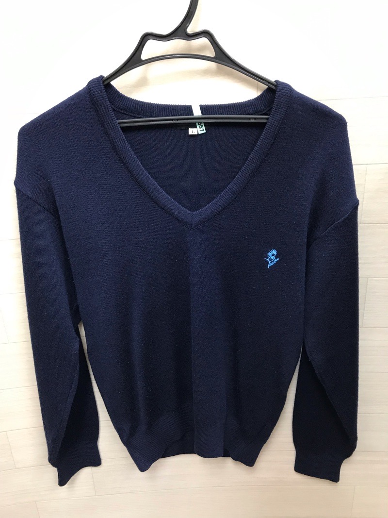 神奈川県　相模女子大学高等部　セーター　【0210657】