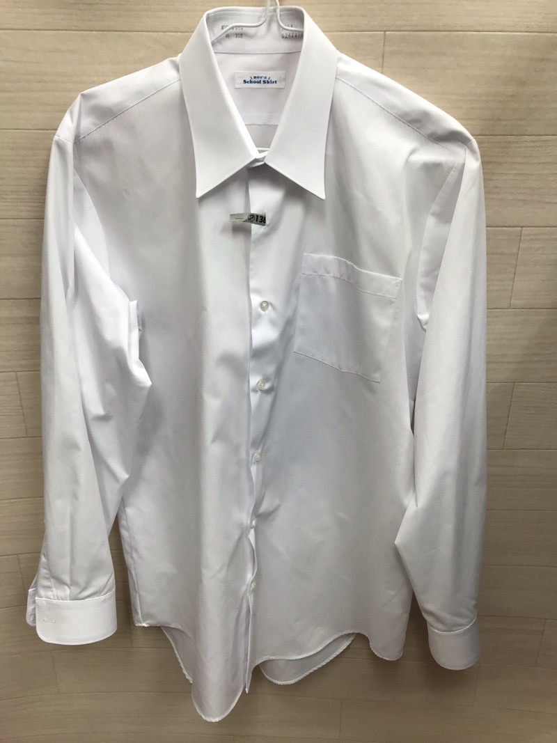 伊勢原中学校　ワイシャツ　(新品・長袖)【0302138】
