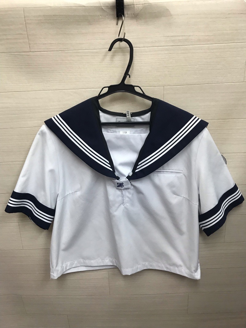 神奈川県　中沢中学校　セーラー服（夏）【0301440】