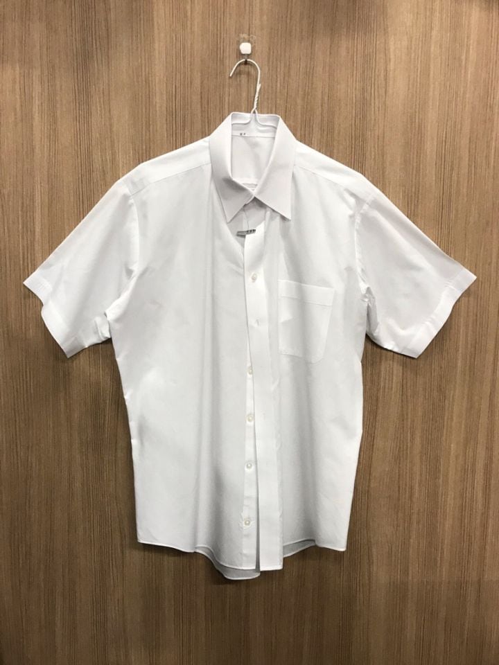 神奈川県　厚木中学校　ワイシャツ　半袖　【0301175】