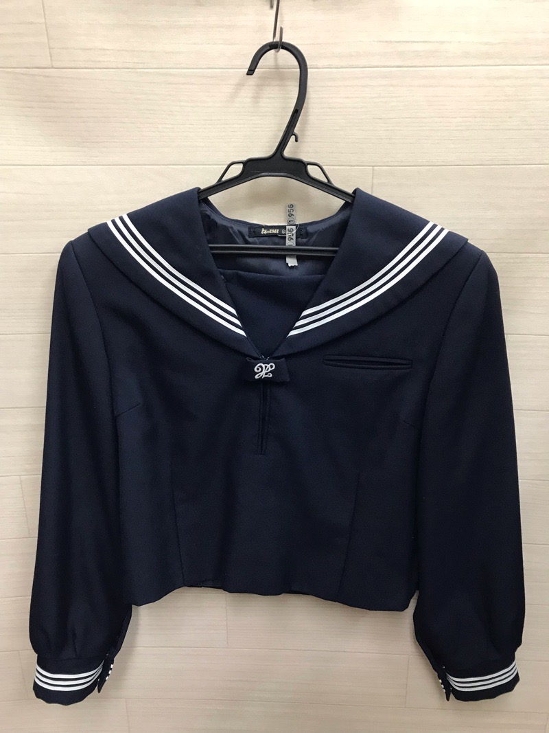 神奈川県　成瀬中学校　セーラー服（冬）【0301956】
