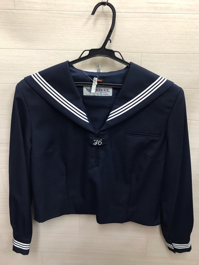 神奈川県　成瀬中学校　セーラー服（冬）【0301957】