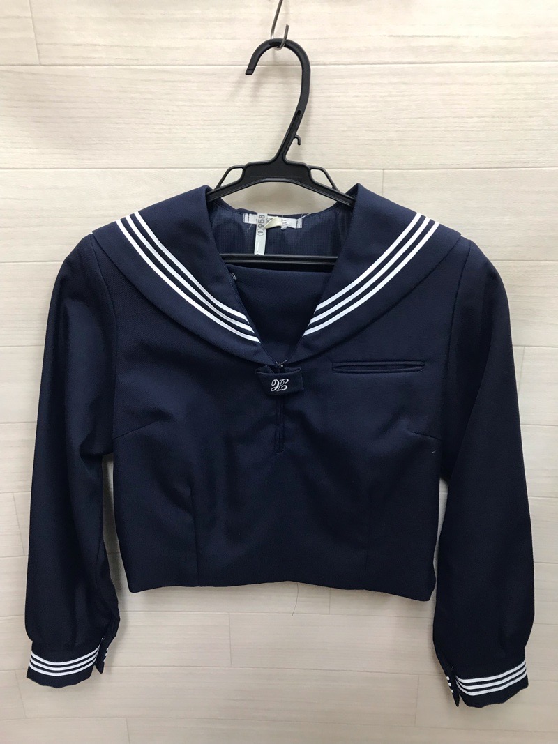 神奈川県　成瀬中学校　セーラー服（冬）【0301958】
