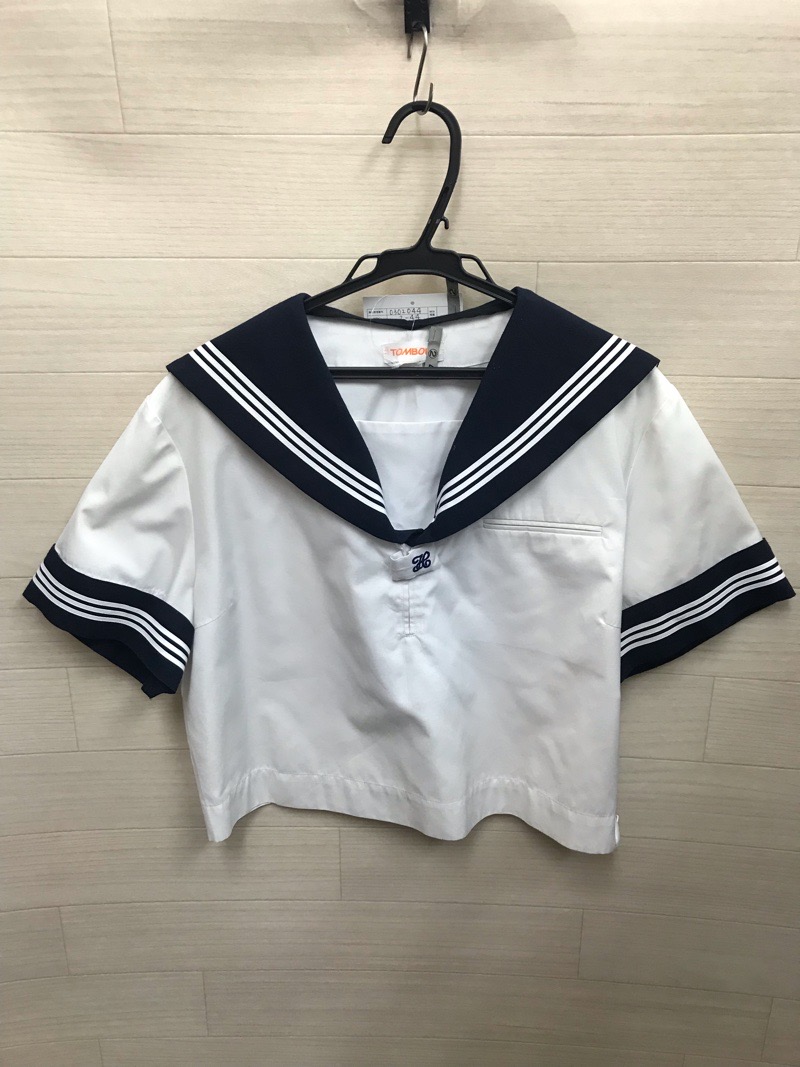 神奈川県　山王中学校　セーラー服（夏）【0302044】