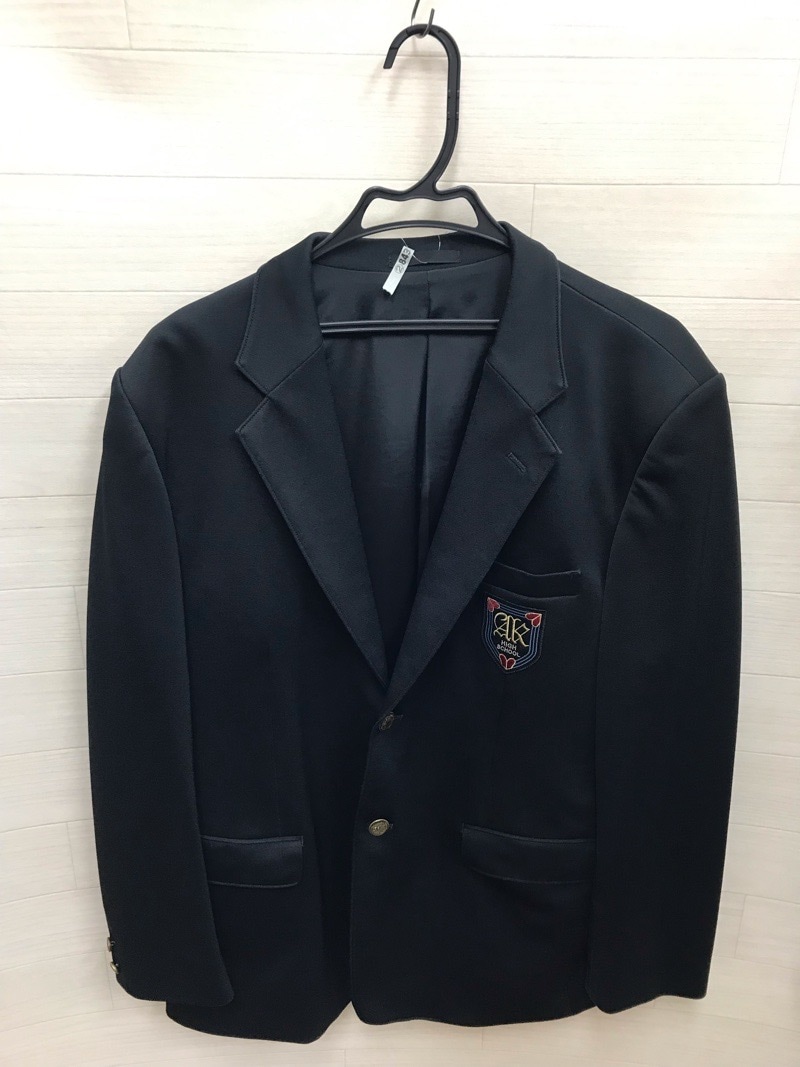 神奈川県　厚木北高校　男子ブレザー　【0302843】