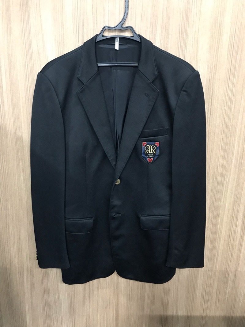 神奈川県　厚木北高校　男子ブレザー　【0301642】