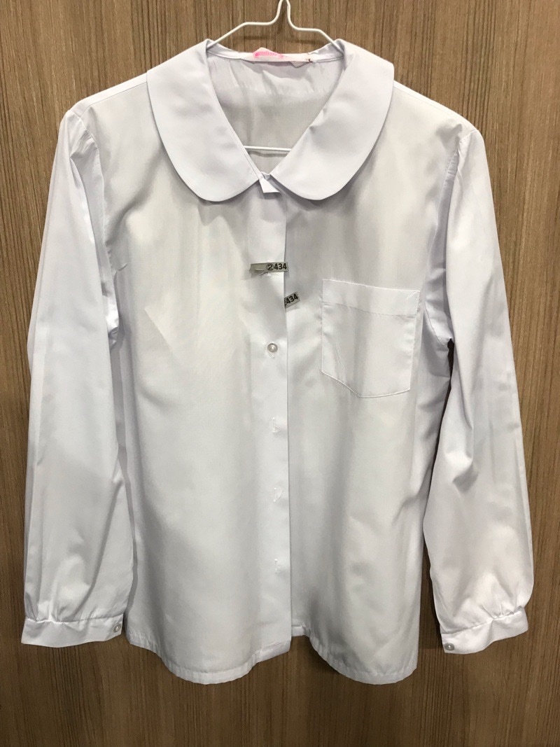 神奈川県　厚木中学校　ブラウス（長袖）【0302434】