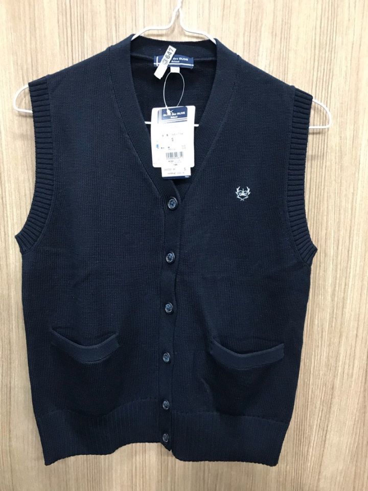 厚木高校　ニットベスト(新品)　【0303647】