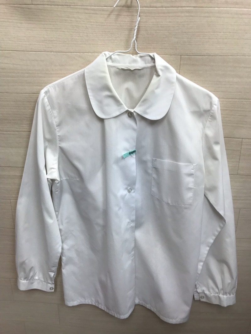 神奈川県　厚木中学校　ブラウス（長袖）【0210690】