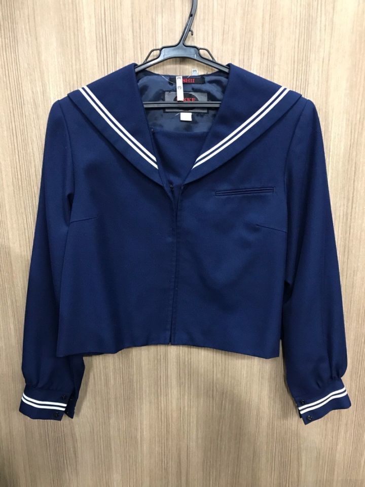 神奈川県　秦野市立渋沢中学校　セーラー服（冬）【0303003】