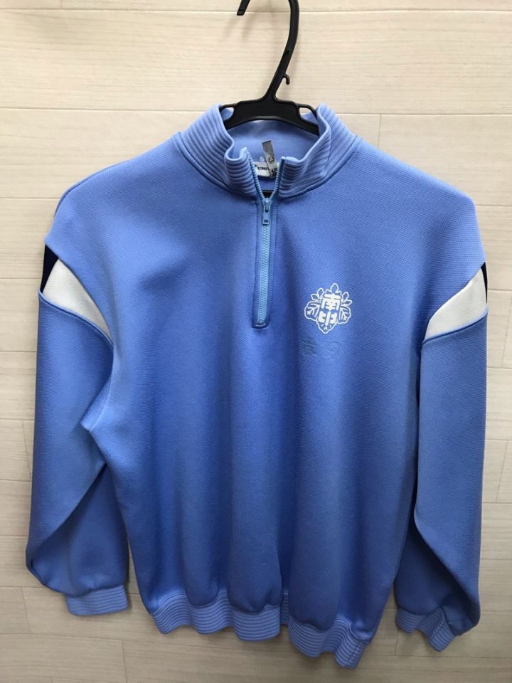 南毛利中学校　ジャージ上（水色）【0303056】