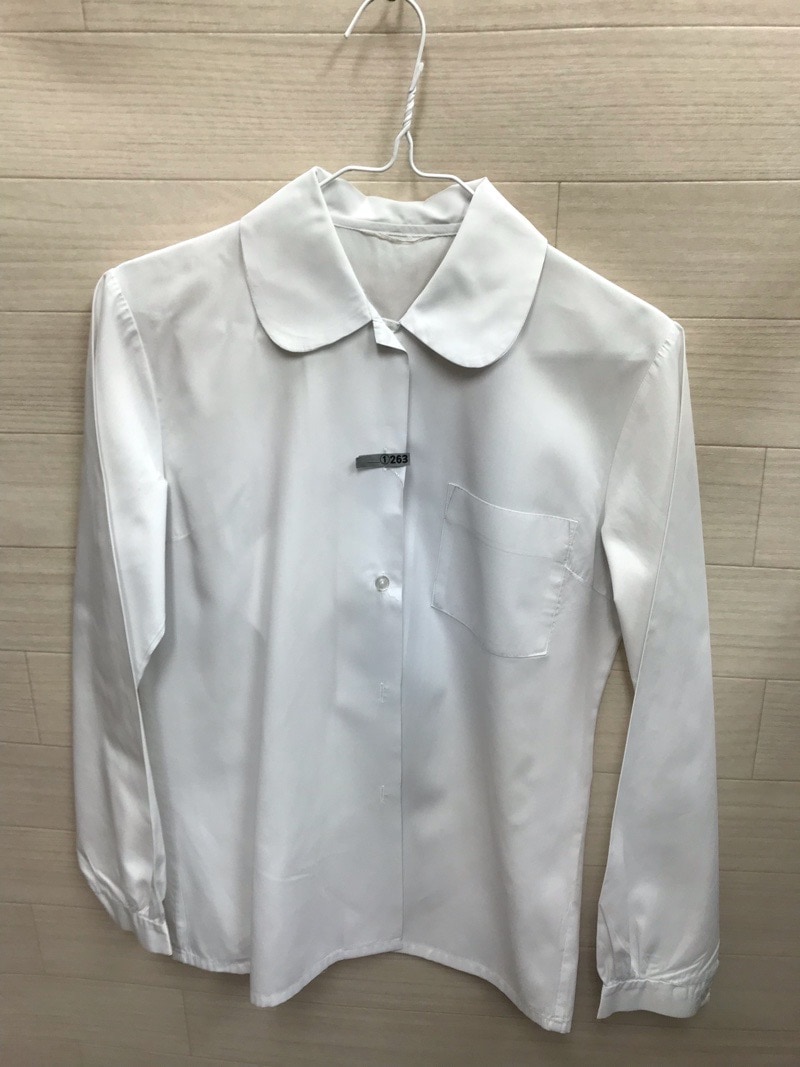 神奈川県　厚木中学校　ブラウス（長袖）【0301263】