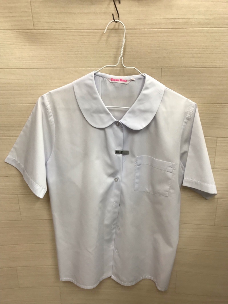 神奈川県　厚木中学校　ブラウス（半袖）【0303045】