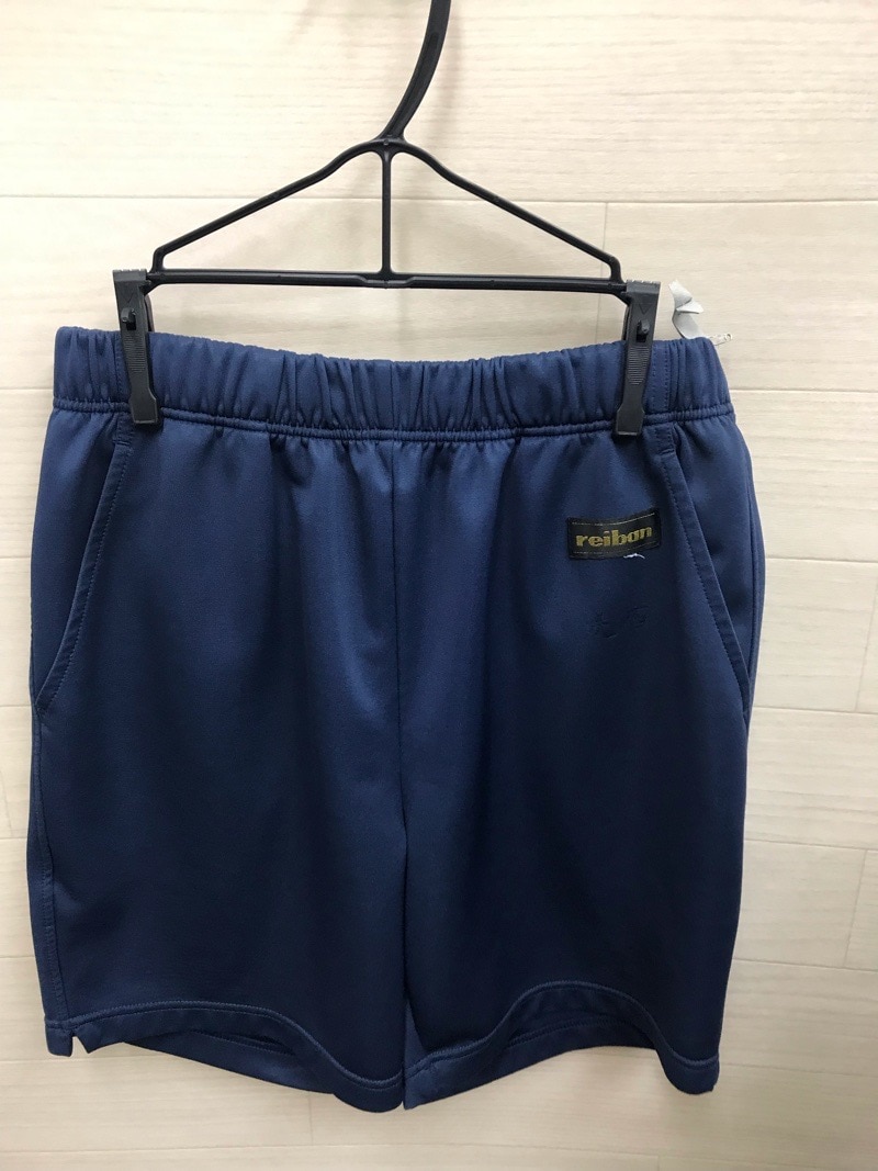 神奈川県　荻野中学校　ハーフパンツ（紺）【0301148】