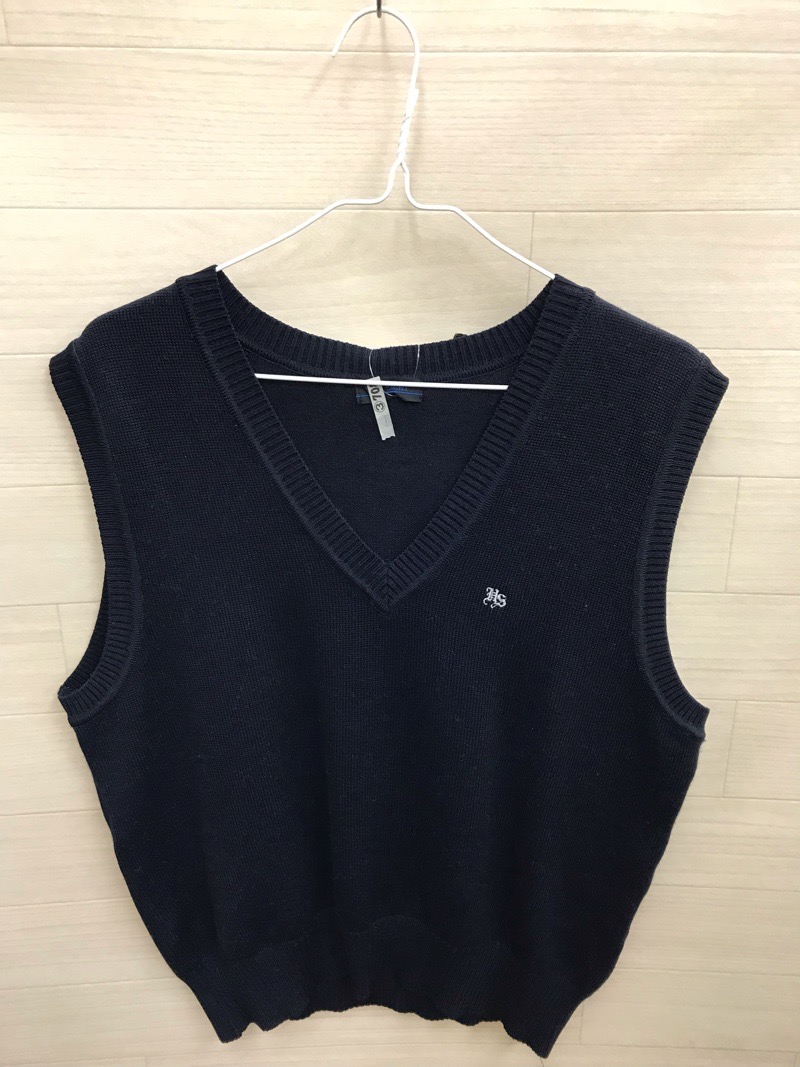 神奈川県　秦野総合高校　ニットベスト　【0303708】