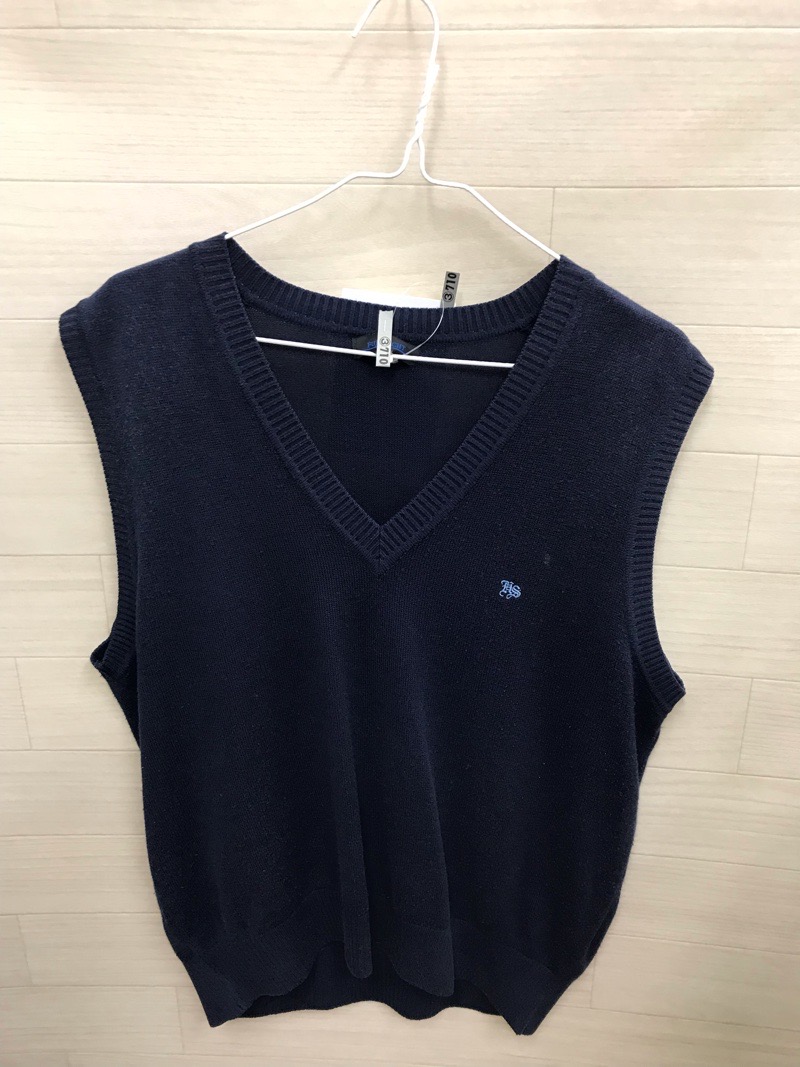 神奈川県　秦野総合高校　ニットベスト　【0303710】