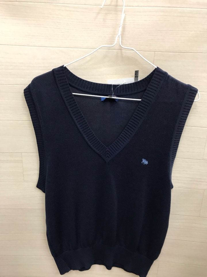 神奈川県　秦野総合高校　ニットベスト　【0303711】