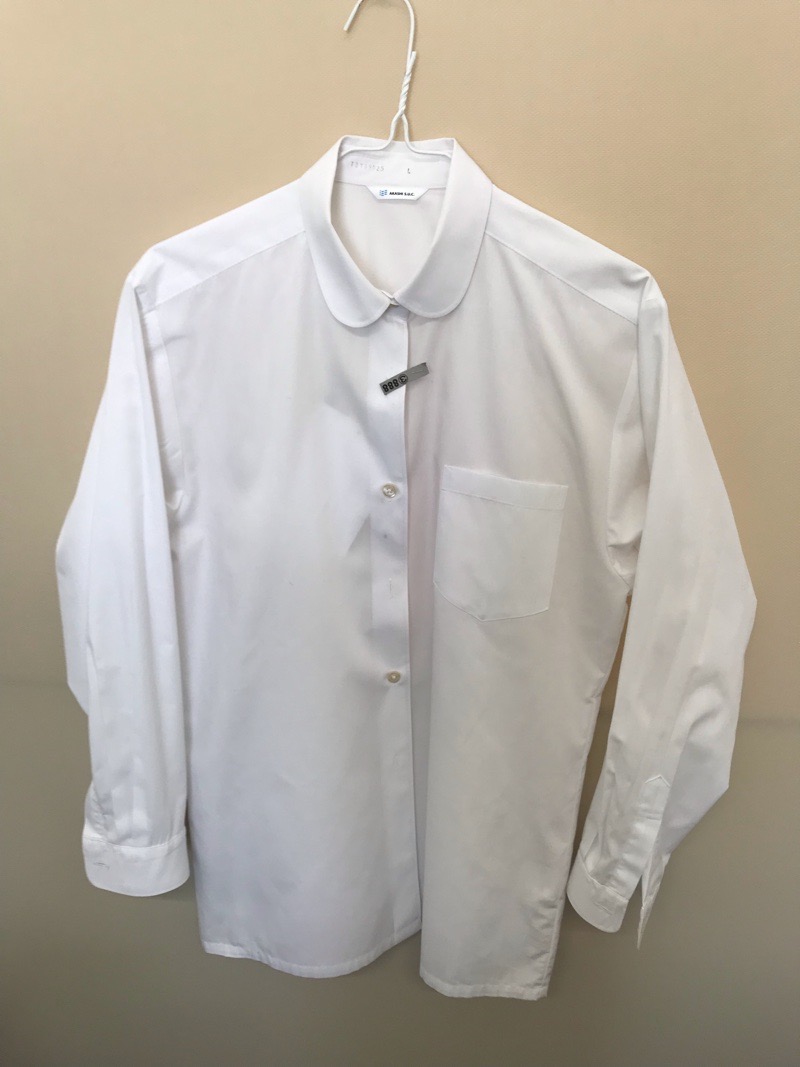 神奈川県　相模女子大学高等部　ブラウス（長袖）【0303888】