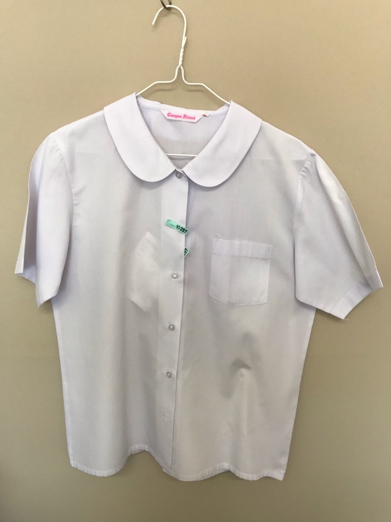 神奈川県　厚木中学校　ブラウス（半袖）【0210257】