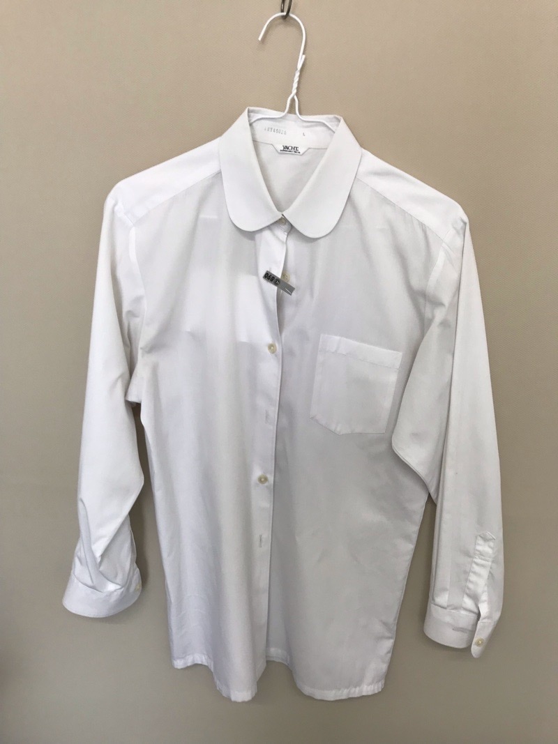 神奈川県　相模女子大学高等部　ブラウス（長袖）【0303890】