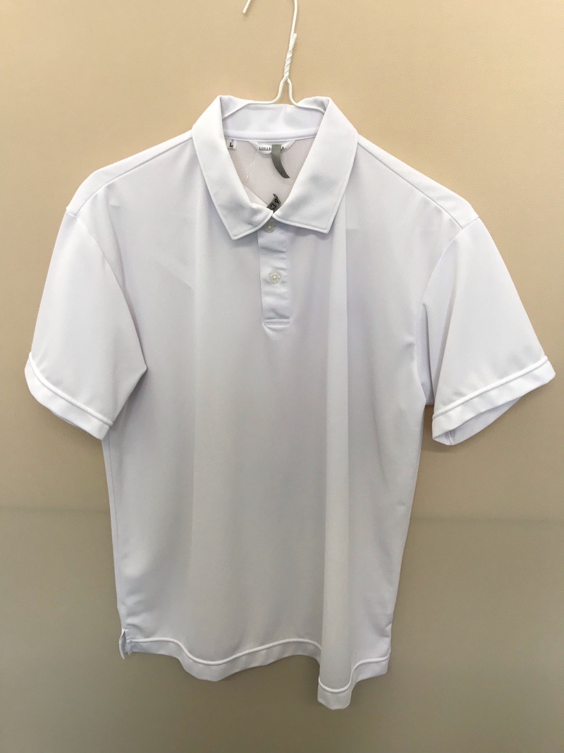 神奈川県　向上高校　ポロシャツ（白）【0303975】