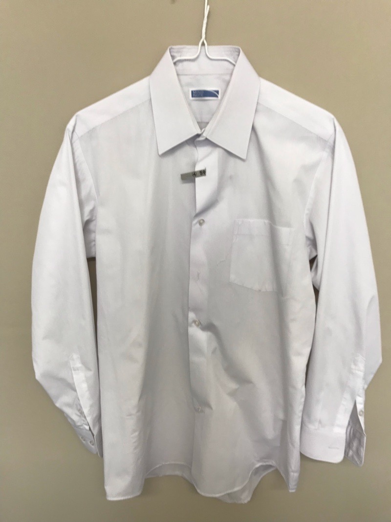 神奈川県　座間市立南中学校　ワイシャツ（長袖）【0304059】