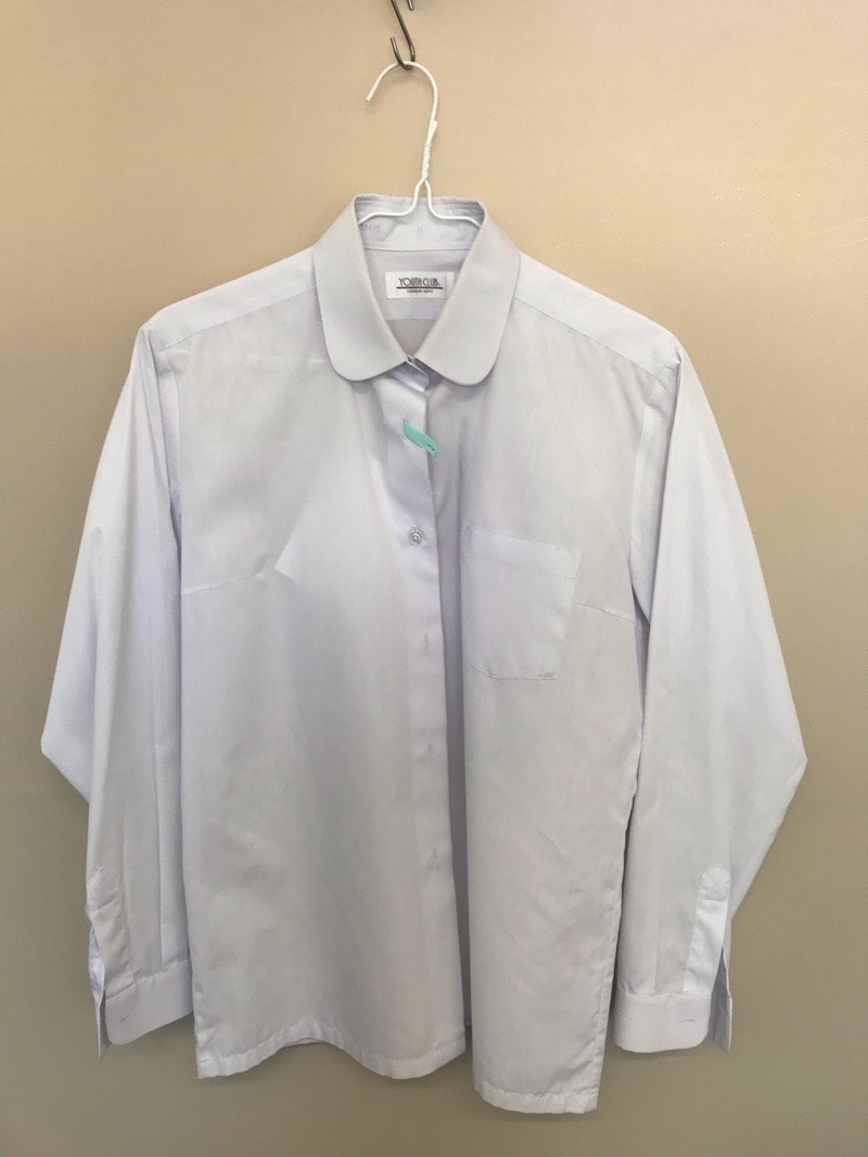 神奈川県　東名中学校　ブラウス　【0210816】