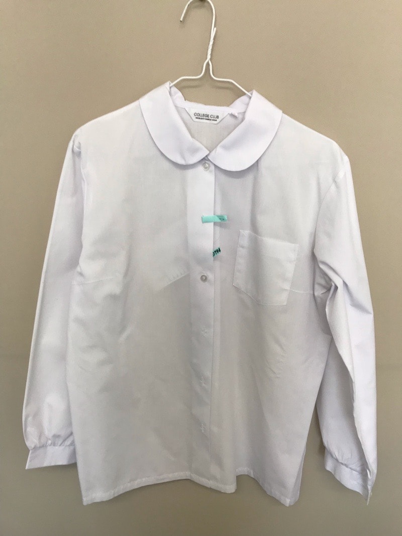 神奈川県　座間中学校　ブラウス　【0210794】