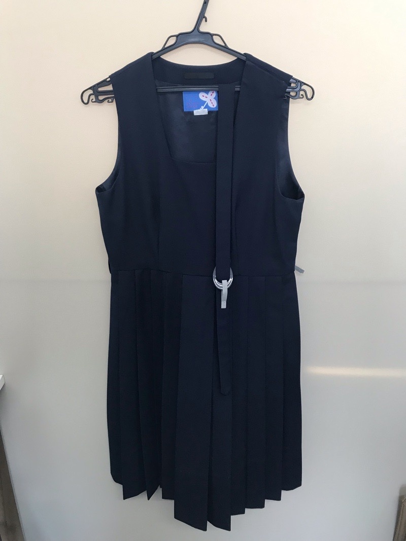 神奈川県　座間市立南中学校　ジャンバースカート　【0304092】