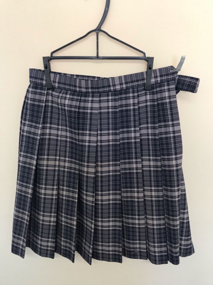 神奈川県　相模女子大学高等部　スカート（チェック）【0304328】