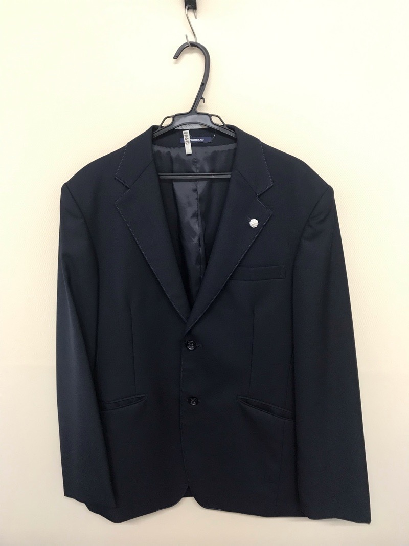 神奈川県　伊勢原高校　男子ブレザー　【0303946】