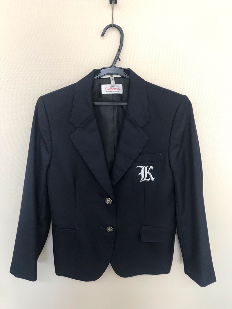 神奈川県　海老名市立柏ヶ谷中学校　女子ブレザー　【0304343】