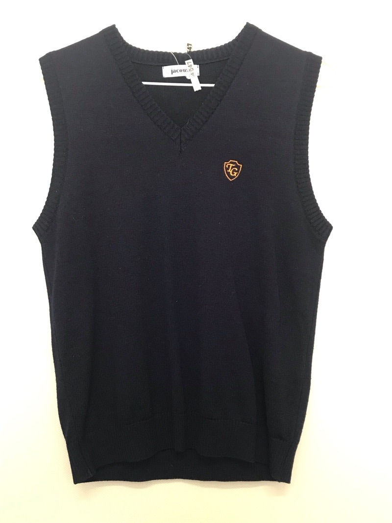 神奈川県　立花学園高校　ニットベスト　【0304547】