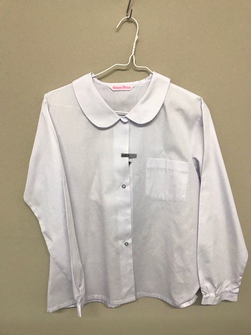 神奈川県　厚木中学校　ブラウス（長袖）【0304439】