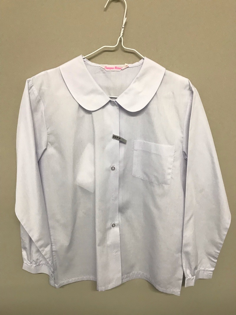 神奈川県　厚木中学校　ブラウス（長袖）【0304440】