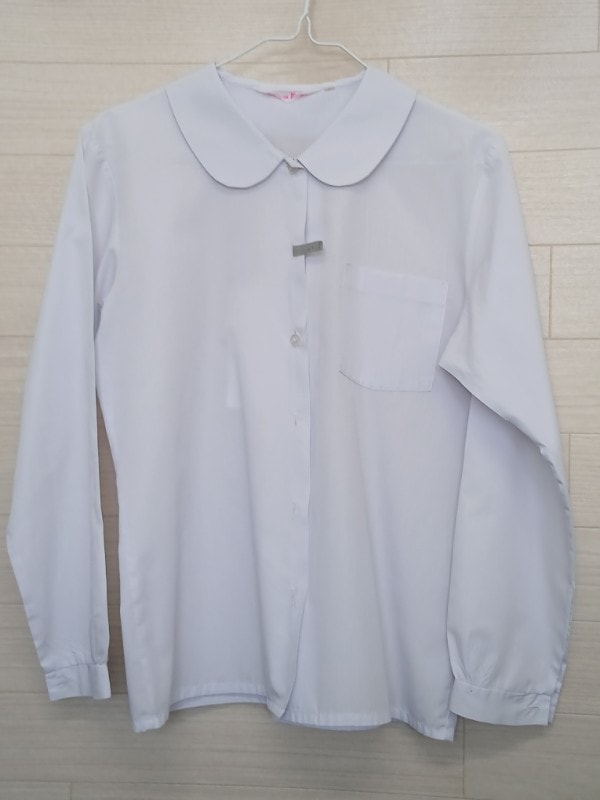 神奈川県　厚木中学校　ブラウス（長袖）【0301159】