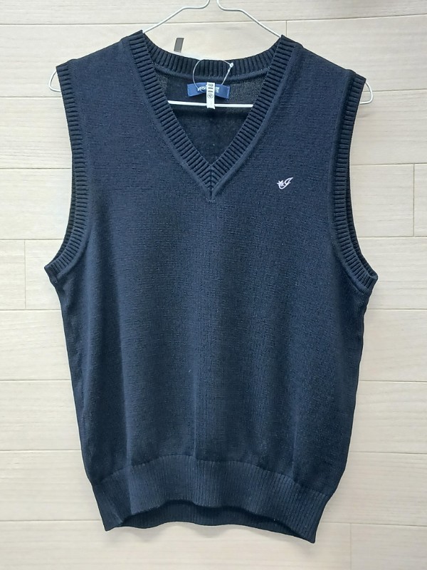 神奈川県　伊勢原高校　ニットベスト　【0304118】