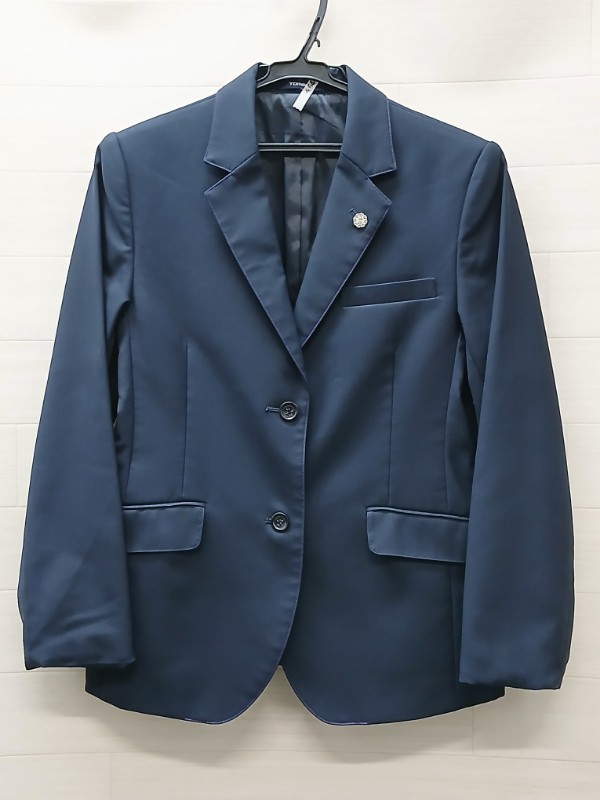 神奈川県　伊勢原高校　女子ブレザー（校章付）　【0304646】