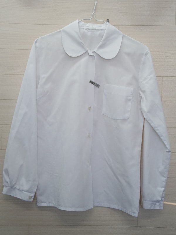 神奈川県　厚木中学校　ブラウス（長袖）【0304564】