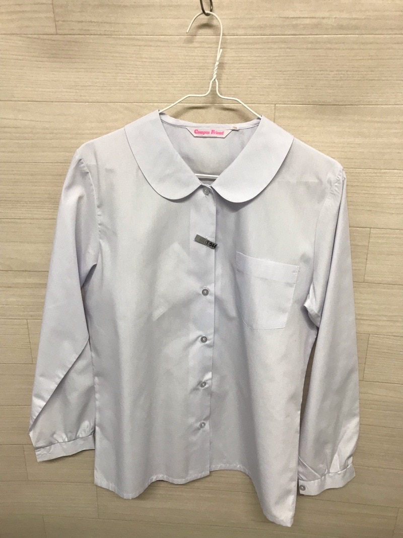 神奈川県　厚木中学校　ブラウス（長袖）【0301564】