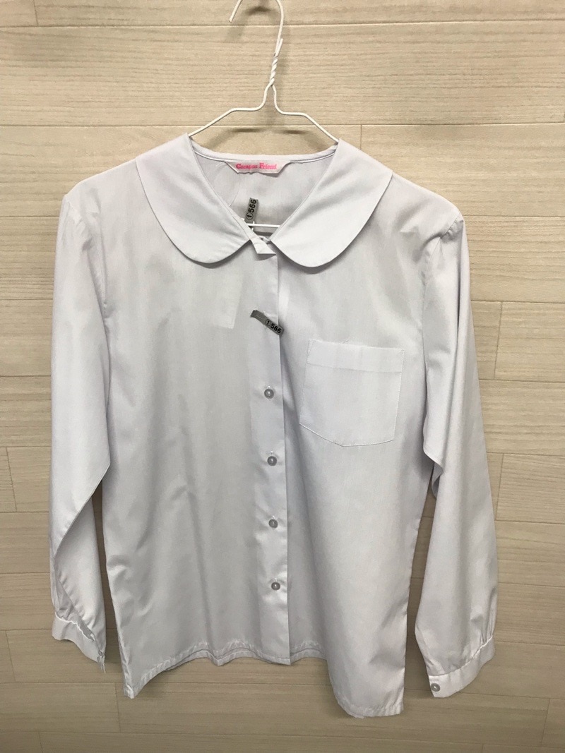 神奈川県　厚木中学校　ブラウス（長袖）【0301566】