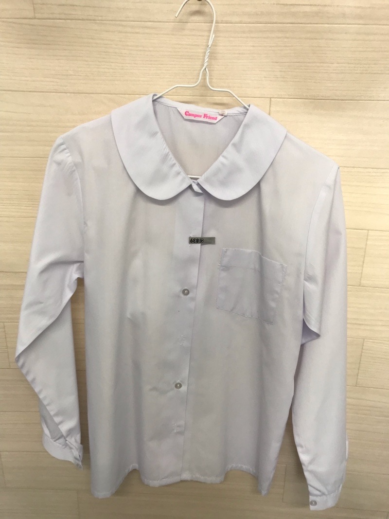 神奈川県　厚木中学校　ブラウス（長袖）【0304839】