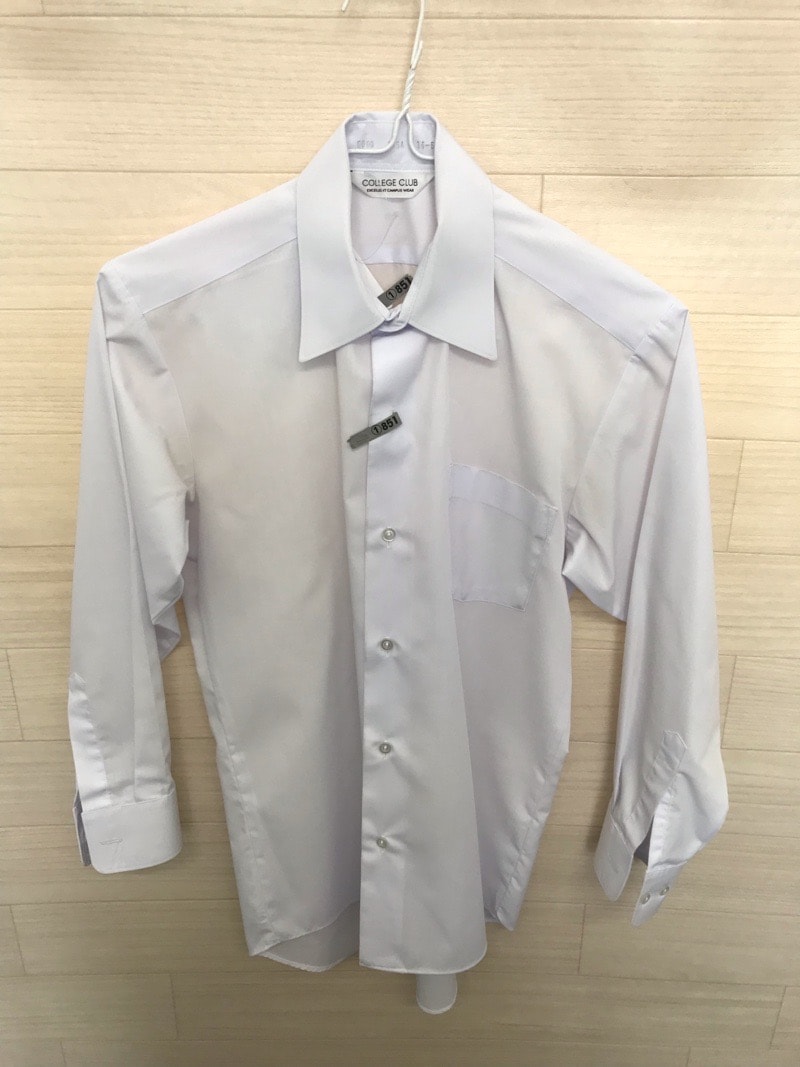 神奈川県　相川中学校　ワイシャツ（長袖）【0301851】