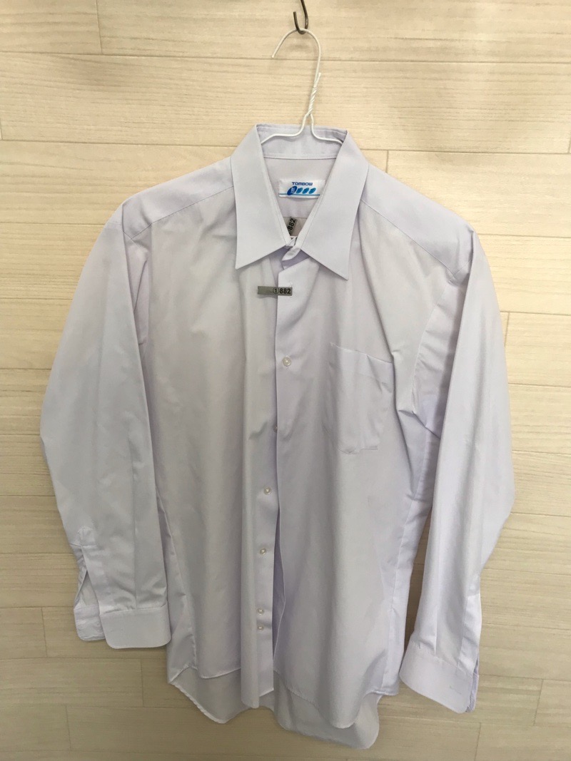 神奈川県　相川中学校　ワイシャツ（長袖）【0301882】