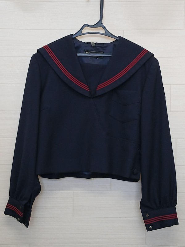 神奈川県　横浜隼人高校　セーラー服上　【0304906】