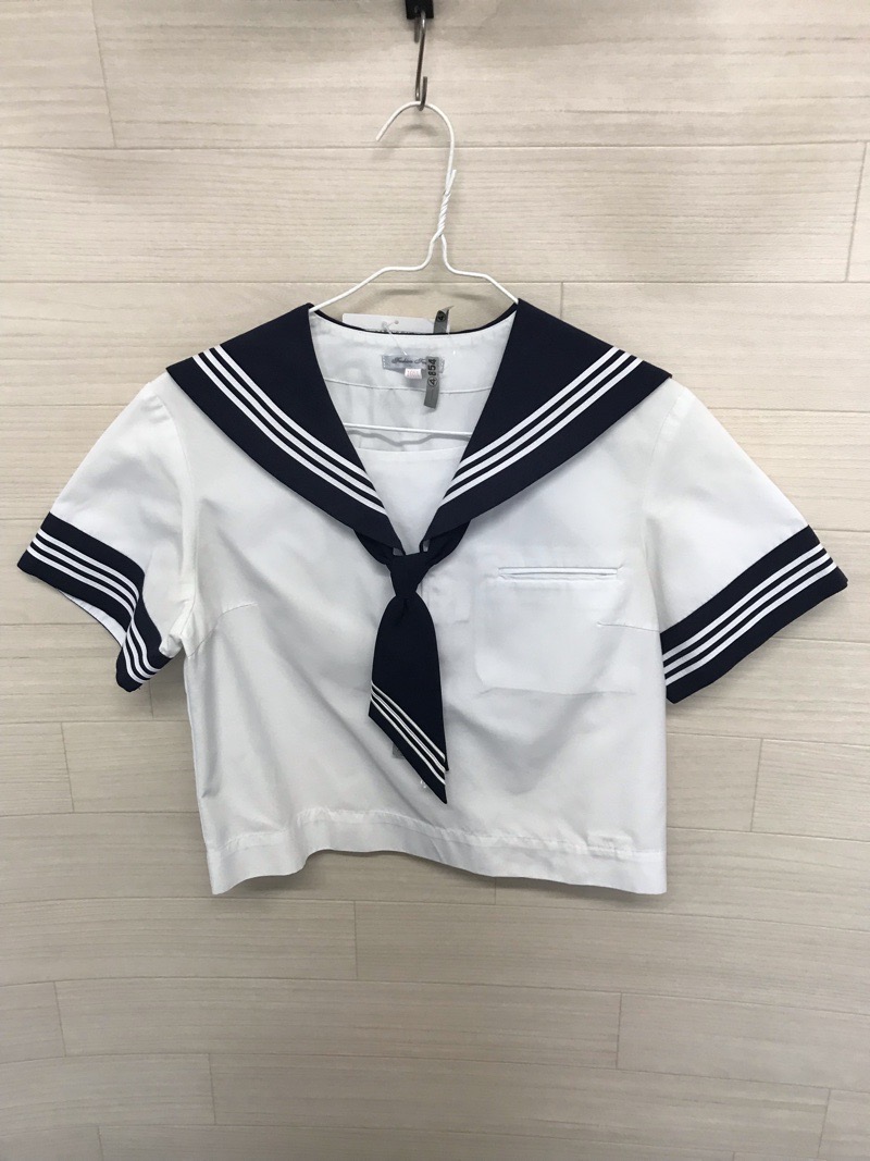 神奈川県　中沢中学校　セーラー服（夏）【0304854】